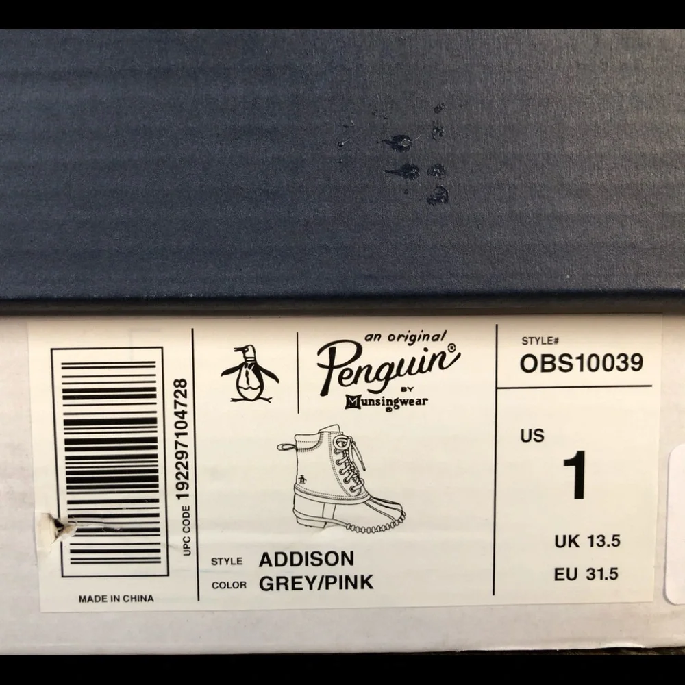 NEW Original Penguin Little Boys Addison Duck Boot - Picture 12 of 16
